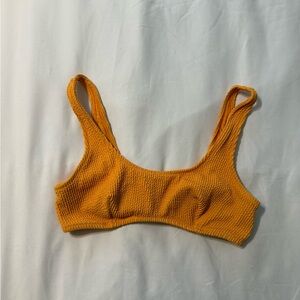 Orange bikini top